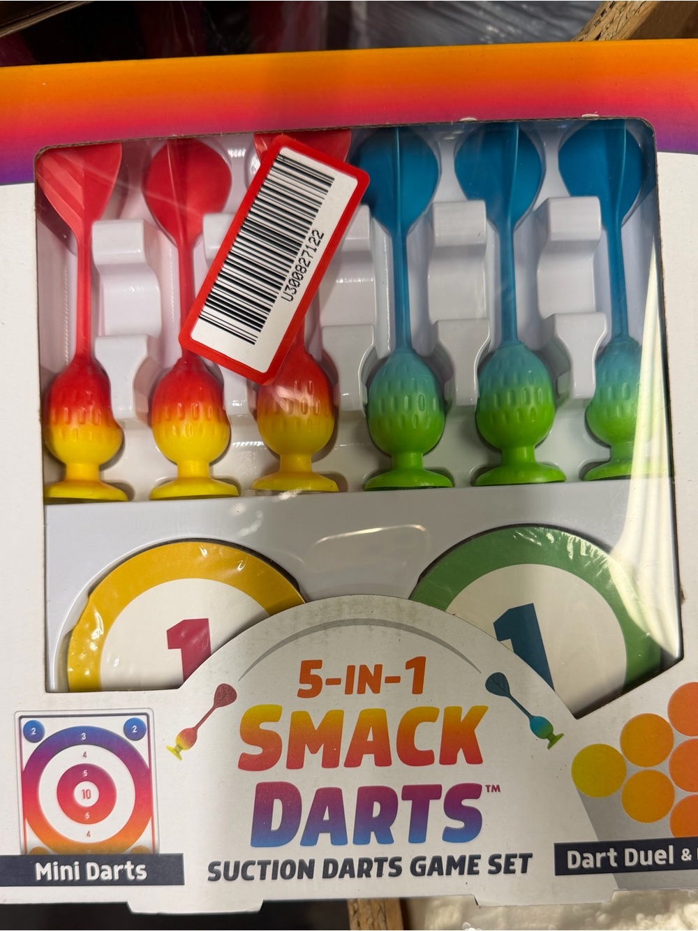5-in-1 Suction Darts Game Set - Multi-Color